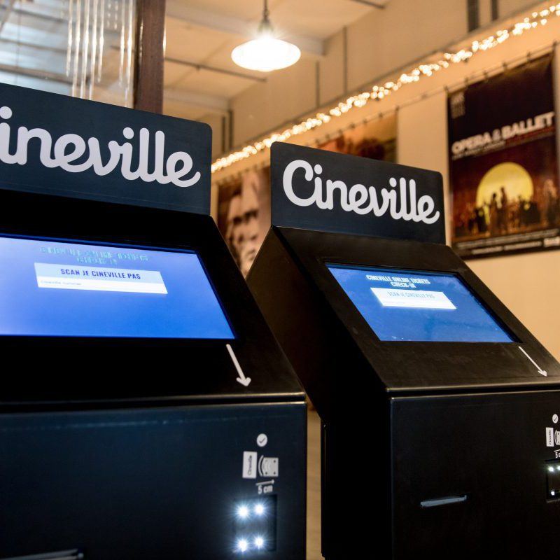 Cineville check-in zuil